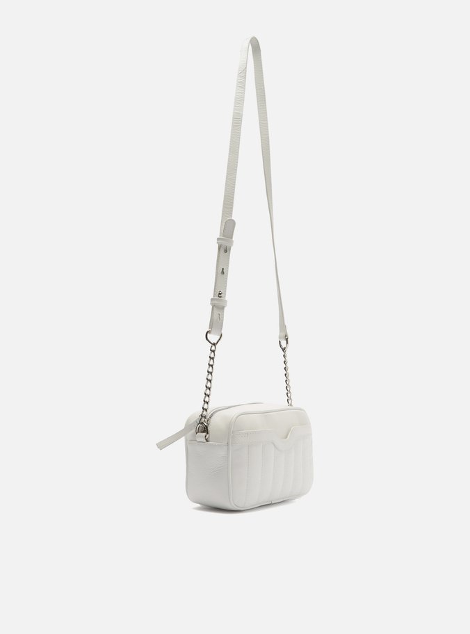 Bolsa Tiracolo Branca Couro Francine Pequena