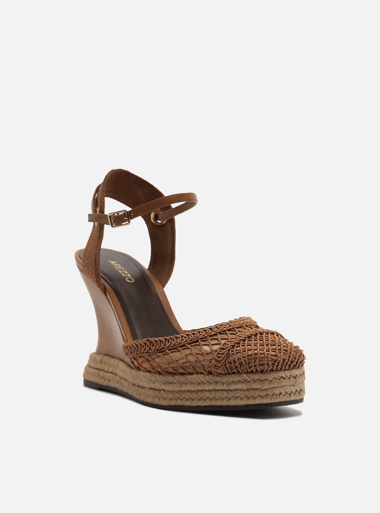 Espadrille Nude Slingback Plataforma Bordada — foto 2