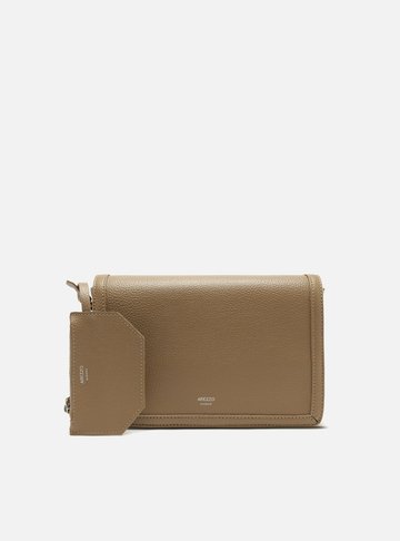 Bolsa Tiracolo Marrom Média