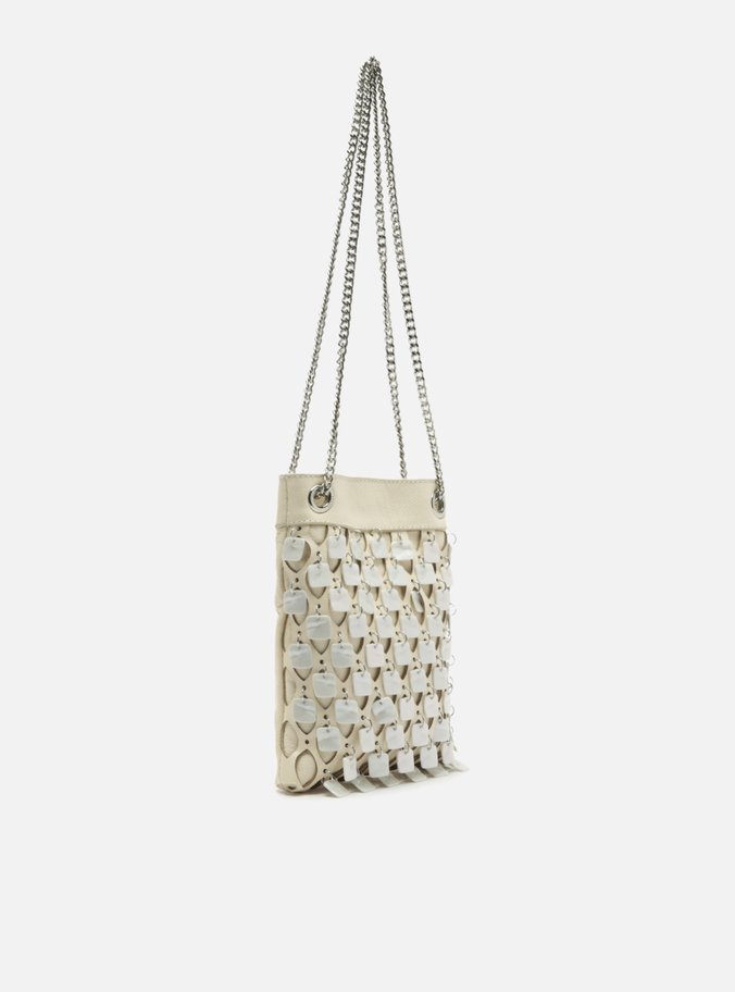 Bolsa Tiracolo Branca Pequena Madrepérola