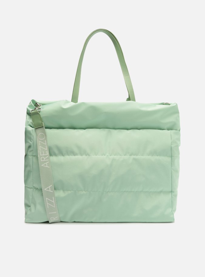 Bolsa Shopping Verde Nylon Grande Brizza