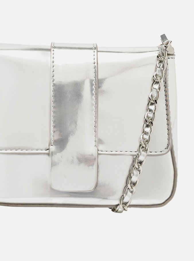 Bolsa Tiracolo Prata Pequena Cereja