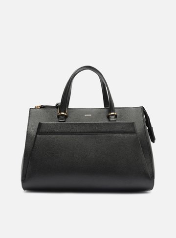 Arezzo — Bolsa Tote Preta Couro Grande