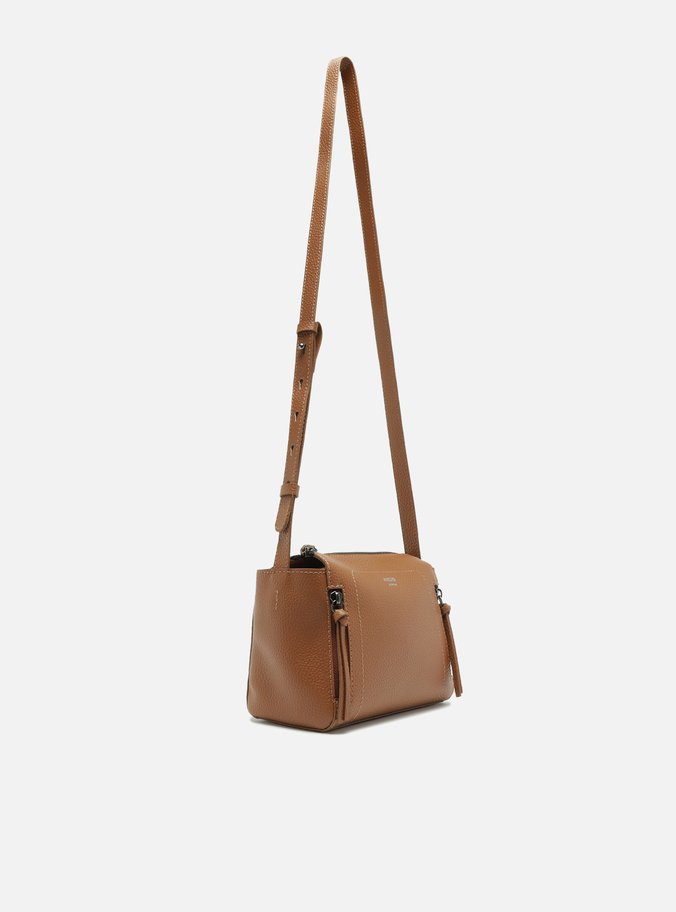 Bolsa Tiracolo Marrom Média