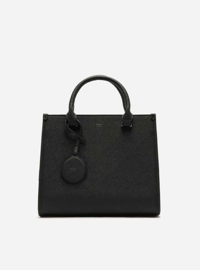 Bolsa Preta Tote Média