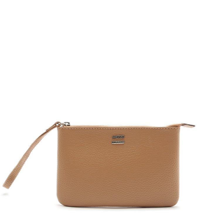 Necessaire Alça Salerno Pequena Soft Avelã