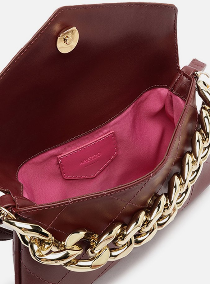 Bolsa Tiracolo Vermelha Pequena Corrente