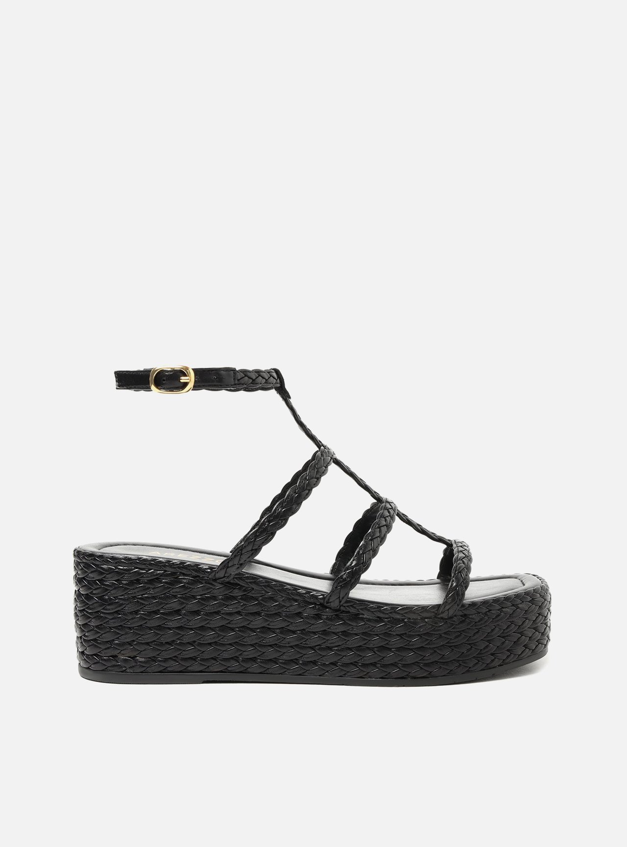 Sandalia plataforma shop preta arezzo