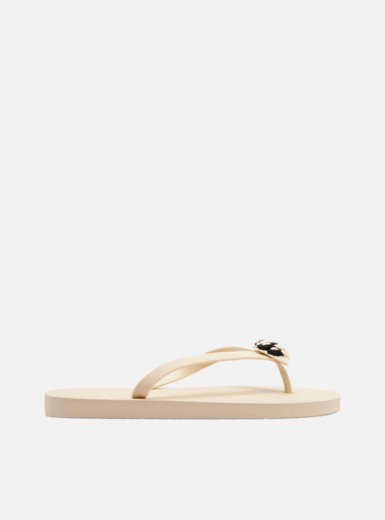 Chinelo de Dedo Off White Easy Metal Textura — foto 3