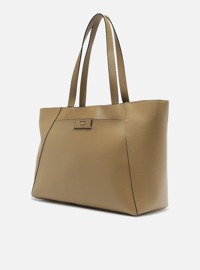 Bolsa Shopping Marrom Ligia Grande