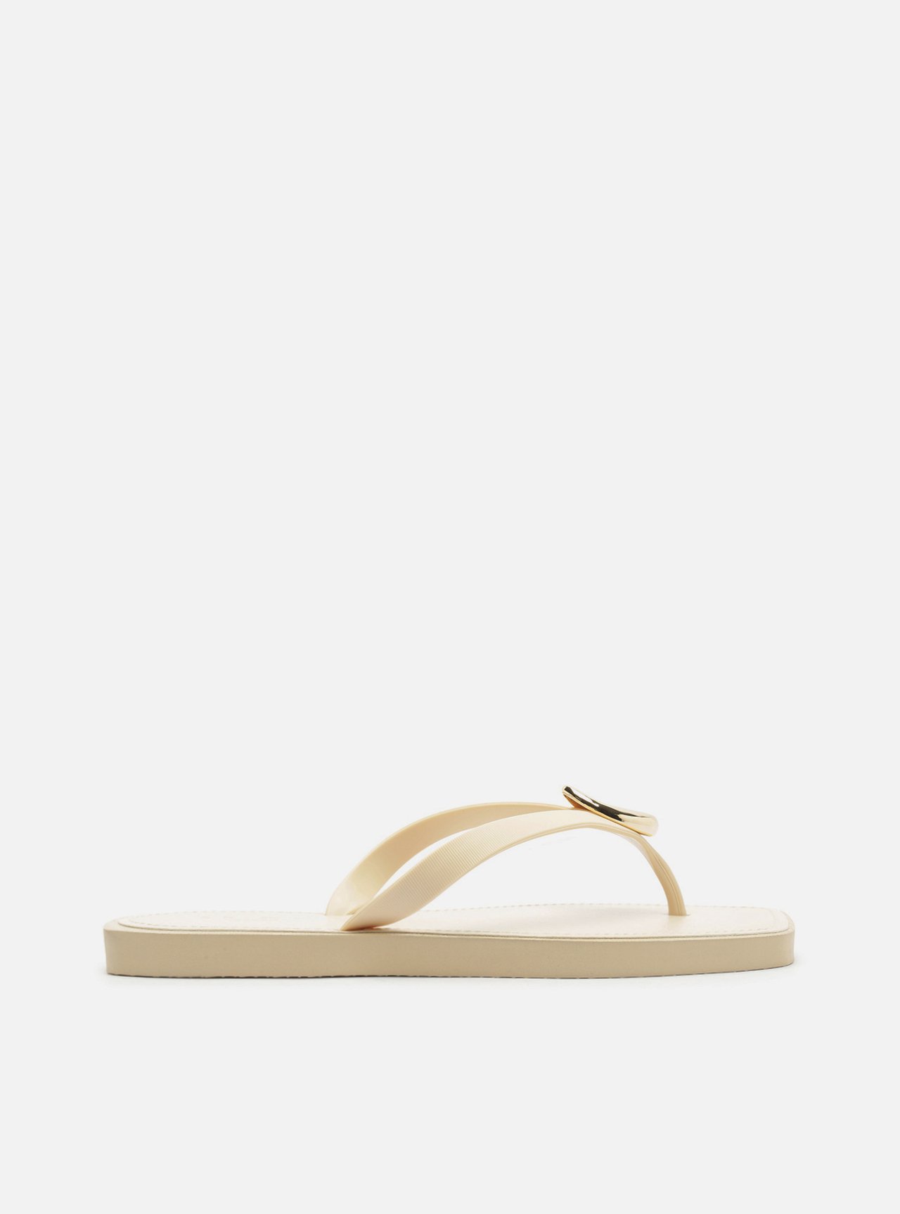 Chinelo de Dedo Branca Bico Quadrado Brizza — foto 3