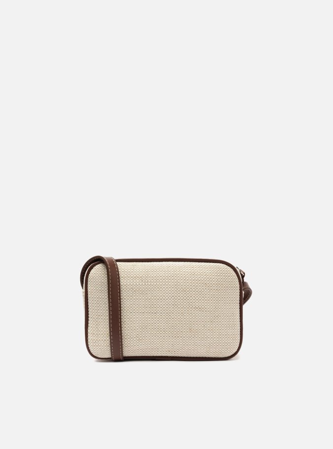 Bolsa Tiracolo Cru Linho Pequena Lulu