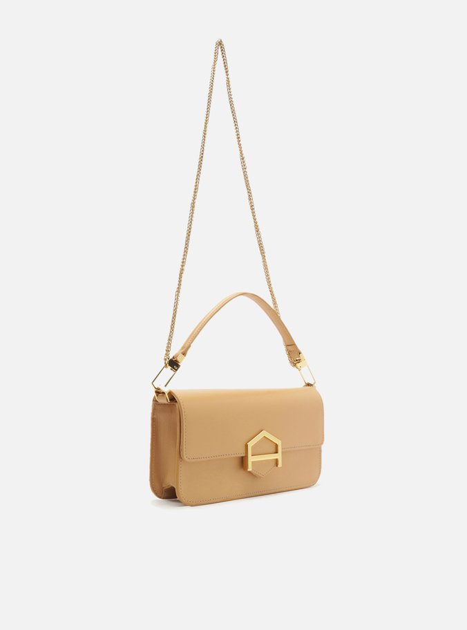 Bolsa Tiracolo Nude Couro A001 Média