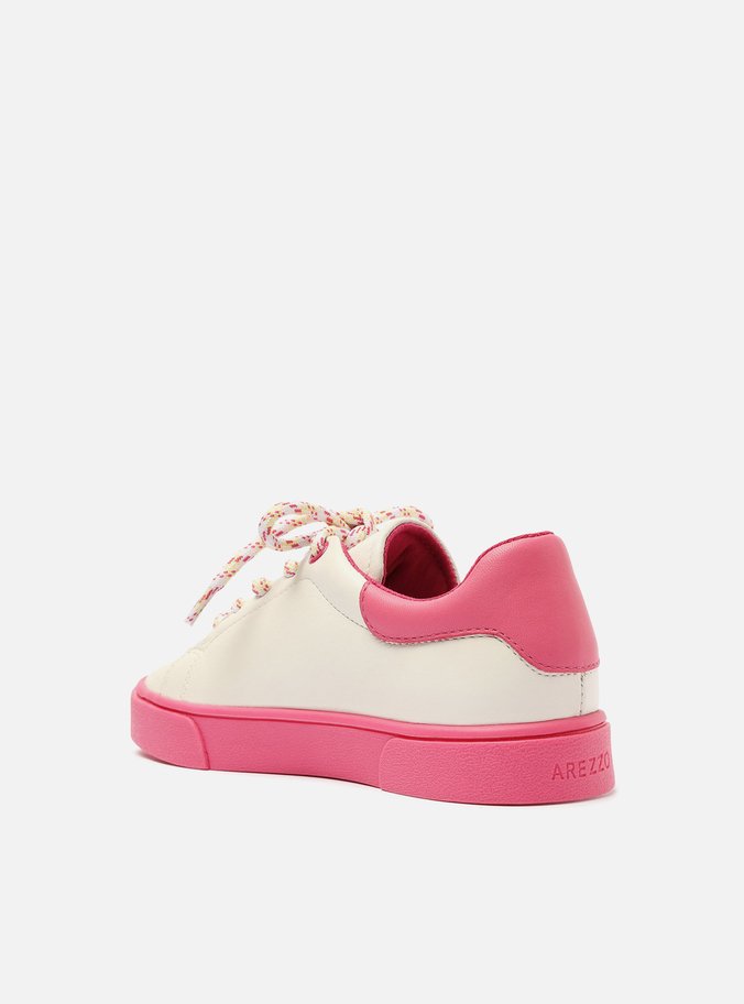 Tênis Infantil Branco Rosa Pink