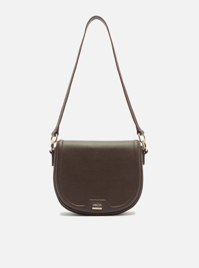 Bolsa Tiracolo Marrom Pequena