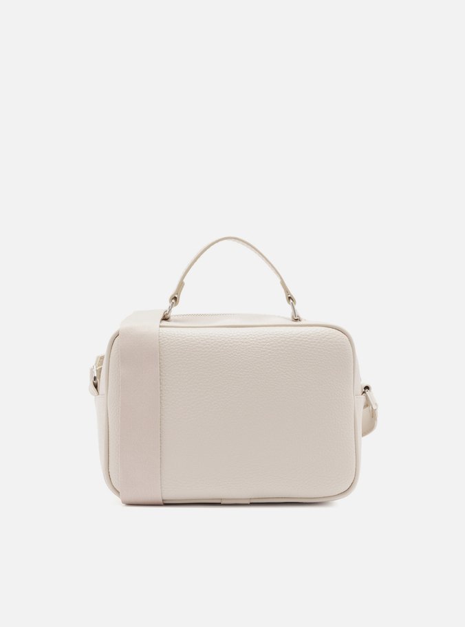 Bolsa Tiracolo Off-White Matelassê Média