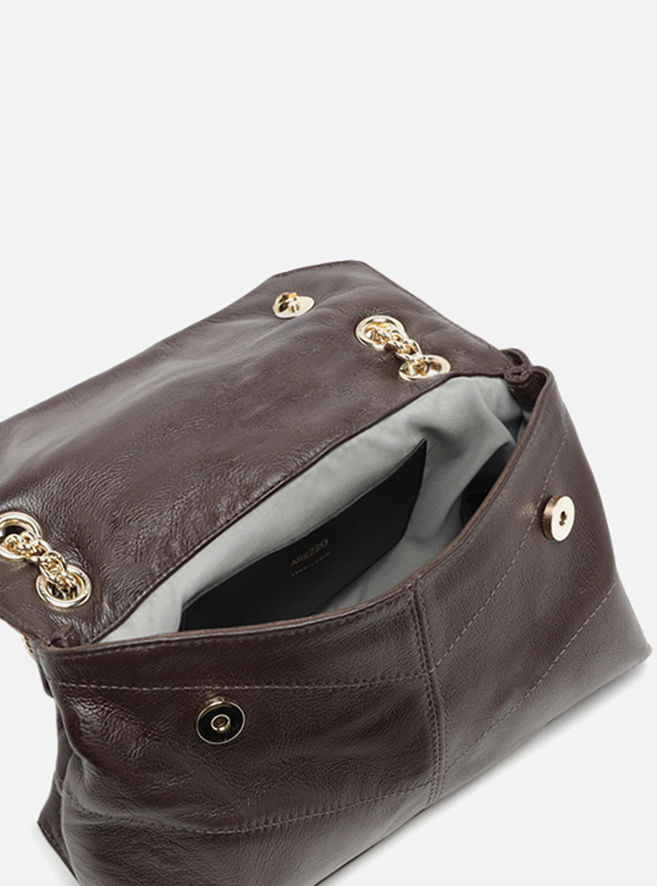 Bolsa Tiracolo Vermelha Couro Ísis Pequena — foto 4