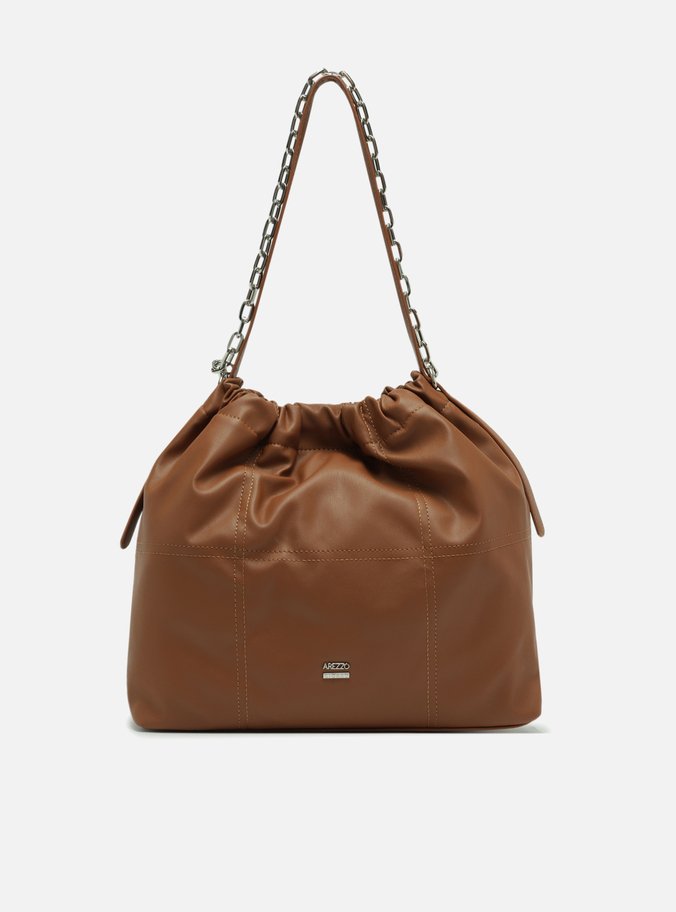 Bolsa Hobo Marrom Grande
