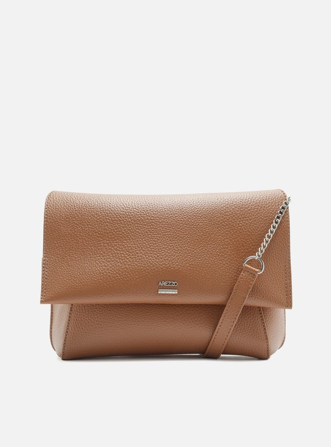 Bolsa Tiracolo Marrom Média