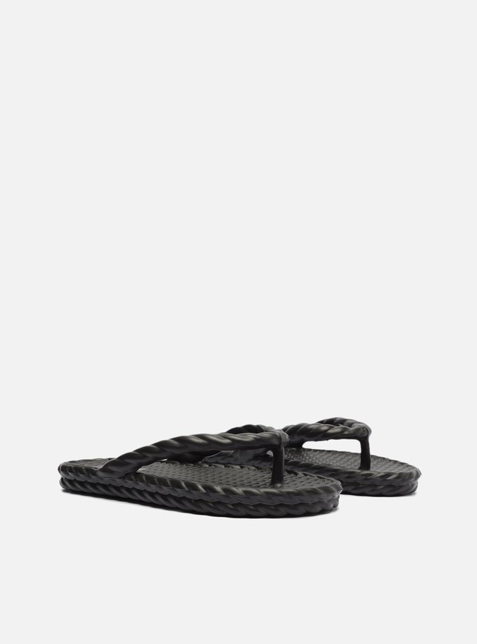 Chinelo de Dedo Preto Marrocos Brizza