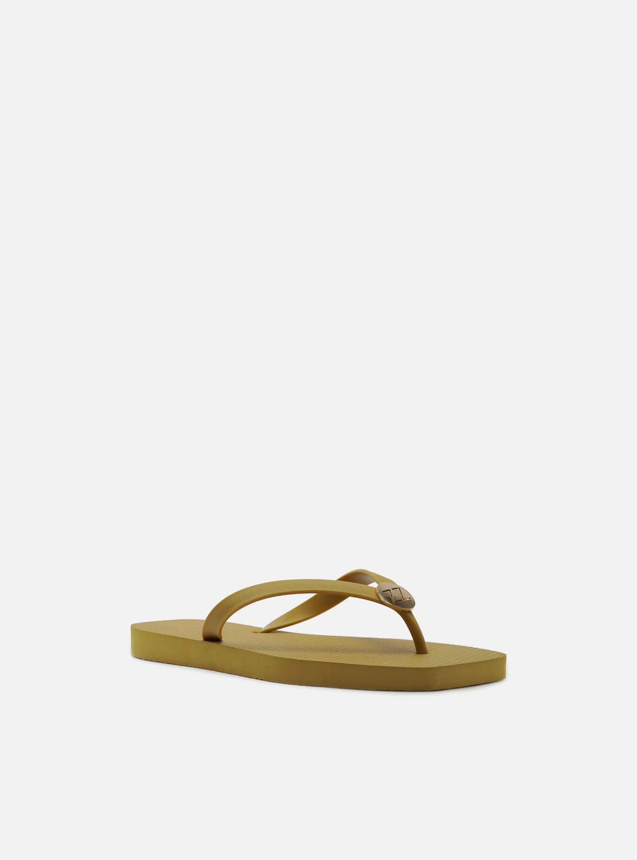 Chinelo de Dedo Verde Flatform Metais Brizza — foto 2