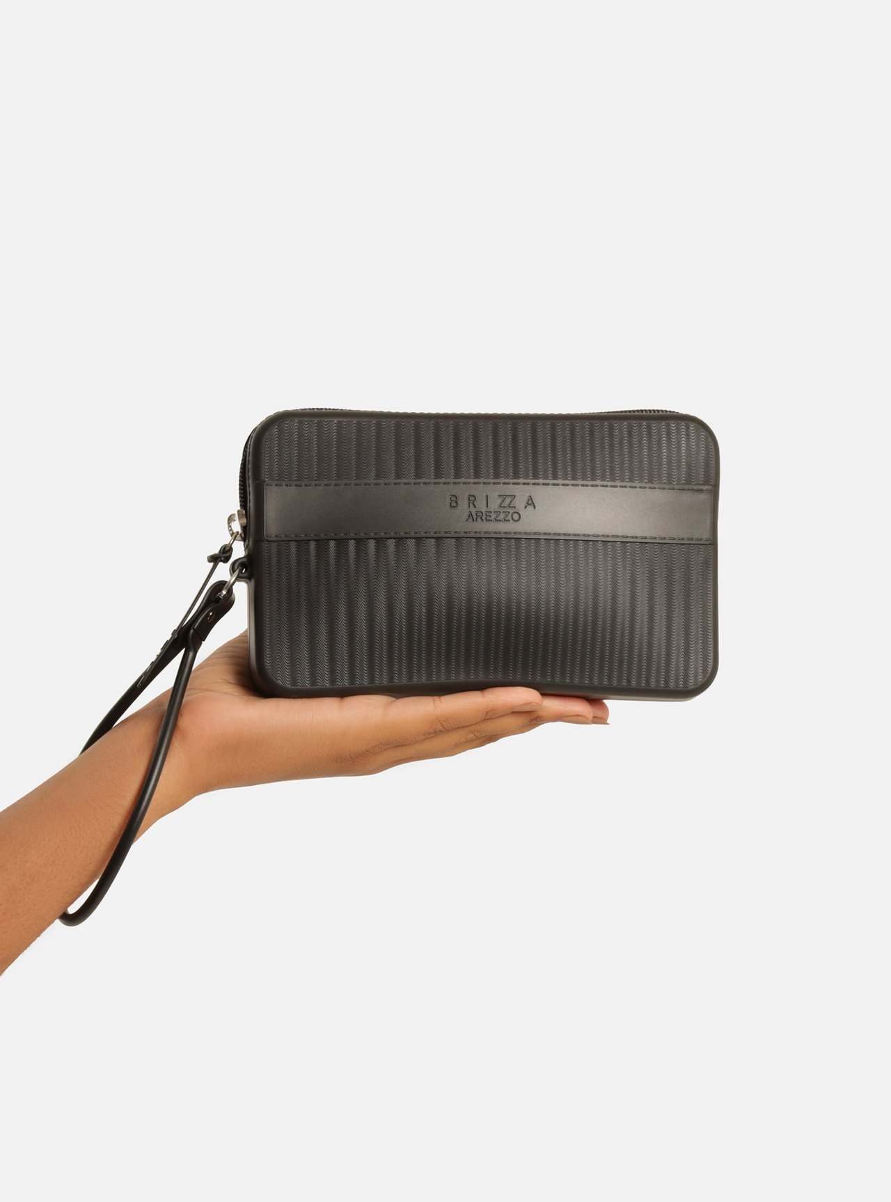 Bolsa Clutch Preta Pequena Brizza — foto 4