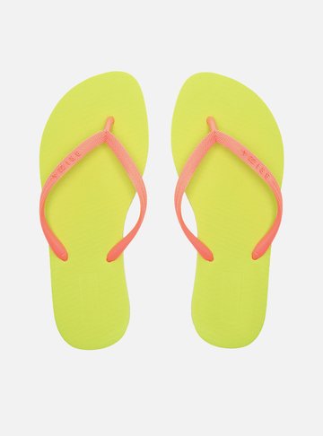 Chinelo de Dedo Multicolorido Tiras Laranja Essential Brizza