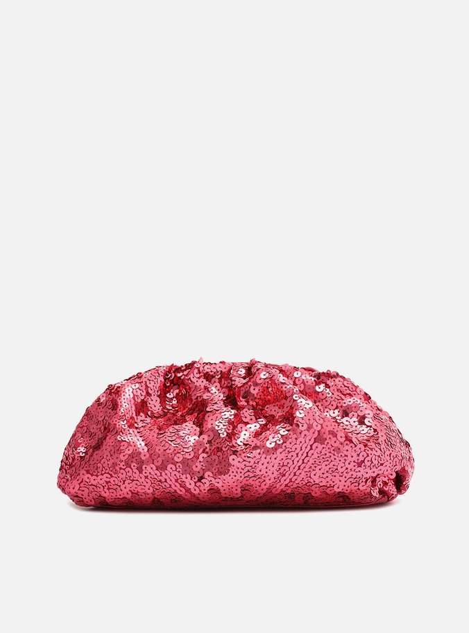 Bolsa Tiracolo Rosa Aria Pequena Paetê