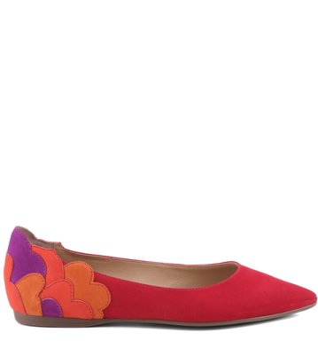Sapatilha Flower Color Scarlet