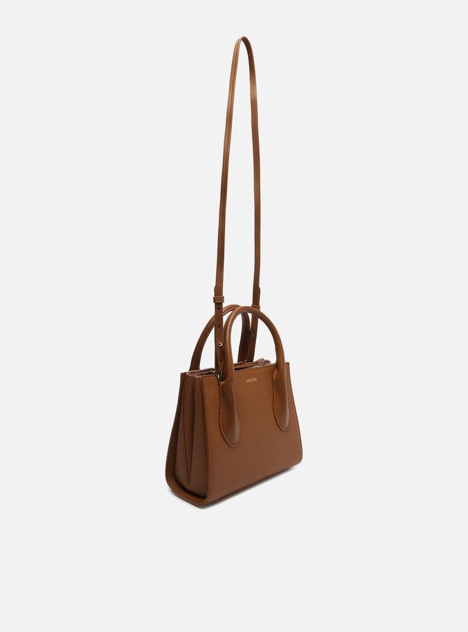 Bolsa Tote Marrom Linho Pequena