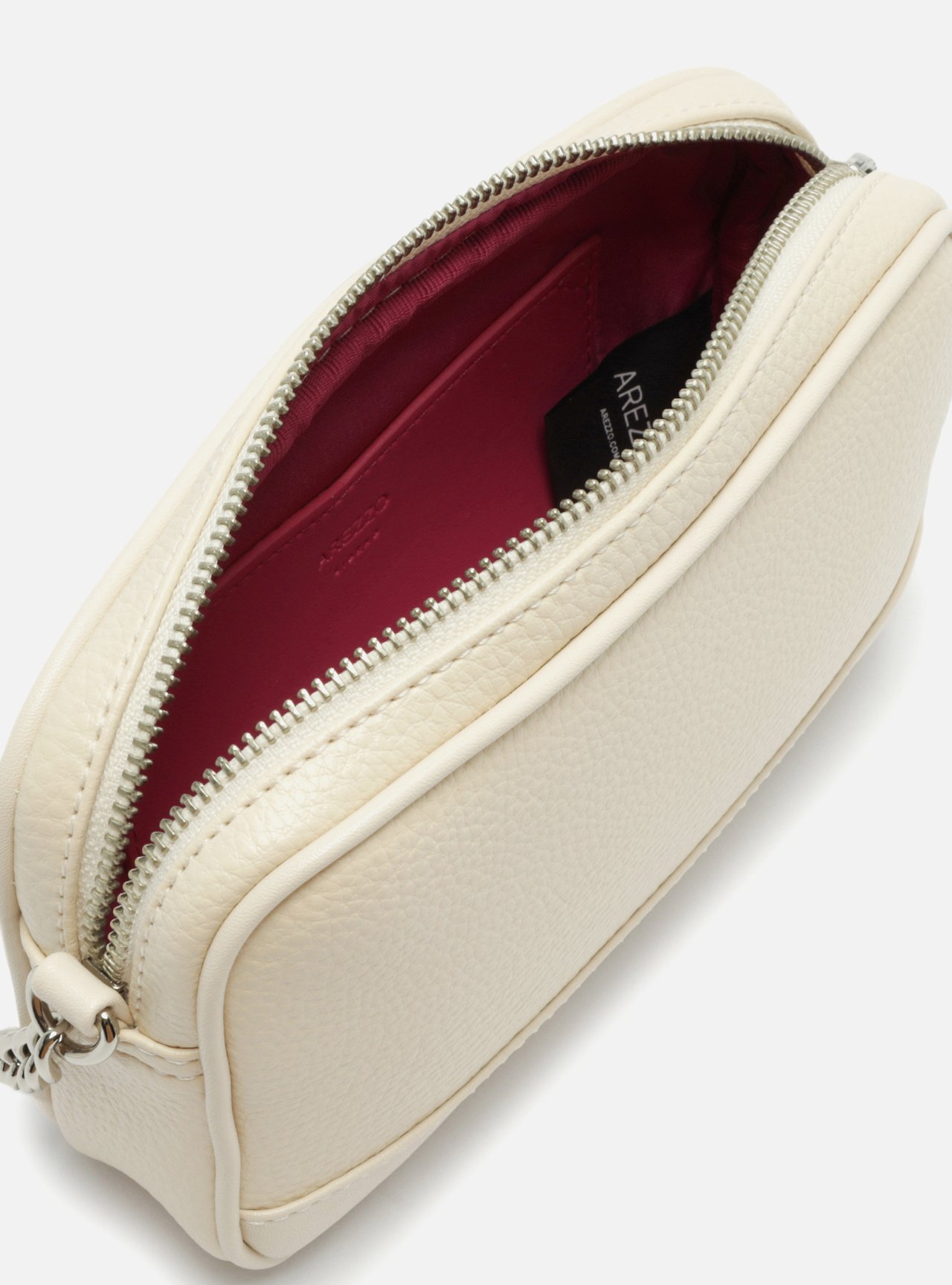 Bolsa Tiracolo Off-White Pequena Corrente Basic — foto 4