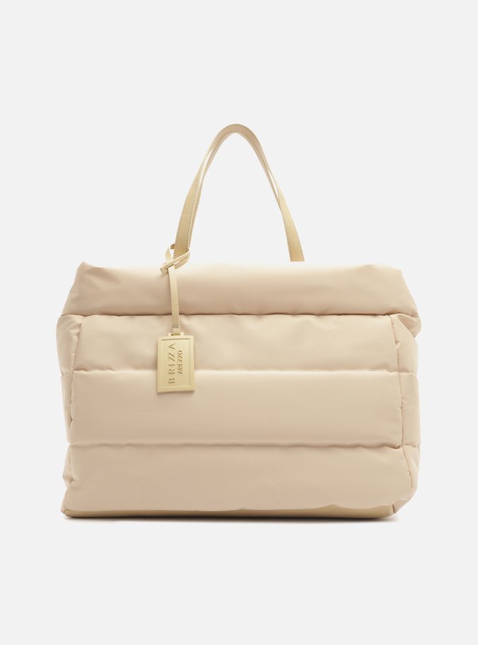 Bolsa Shopping Off-White Grande Nylon Brizza