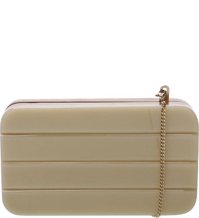 Clutch Pequena Katerinna Natural/Off White