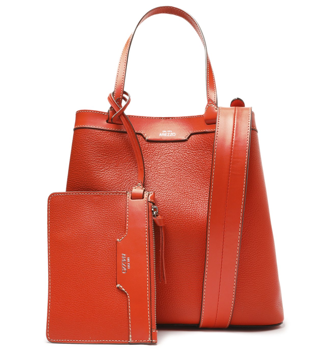Bolsa Tote Laranja Couro Bee.ZZ Roma Grande | Arezzo