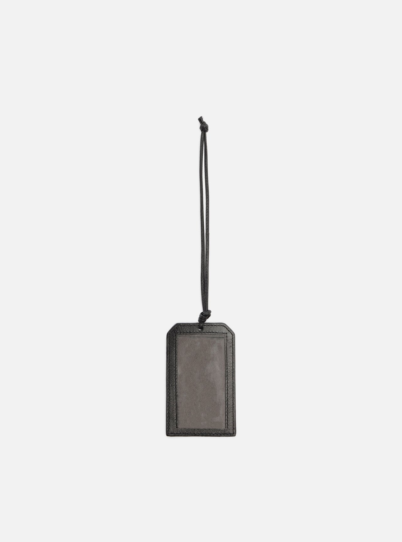 Acessório Bag Charm Preto Couro Tressê Coração — foto 6