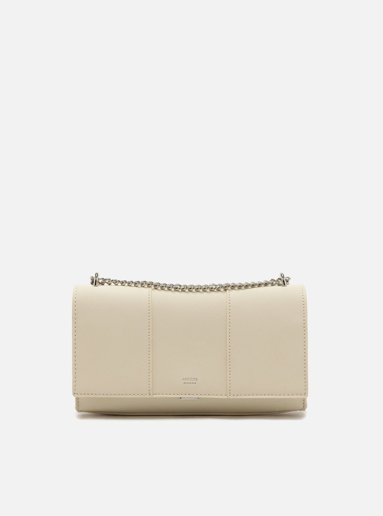 Bolsa Tiracolo Off-White Média Recortes — foto 1