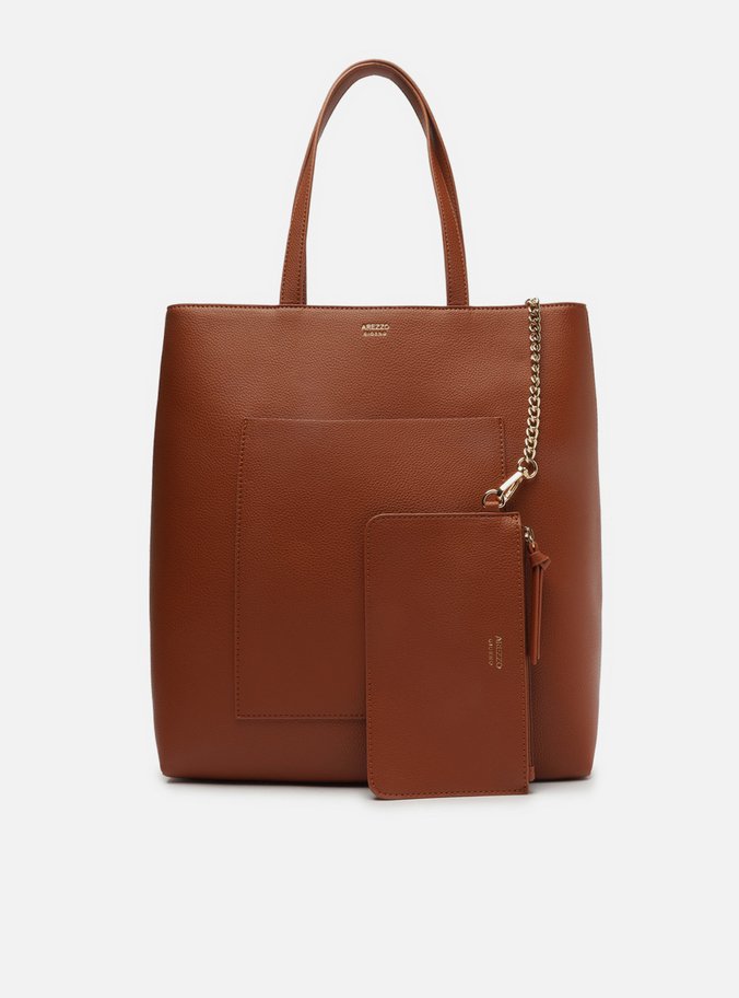 Bolsa Marrom Shopping Grande Pouch