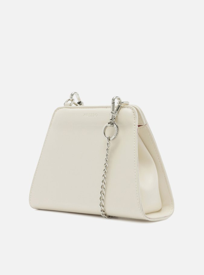 Bolsa Clutch Branca Pequena Botão