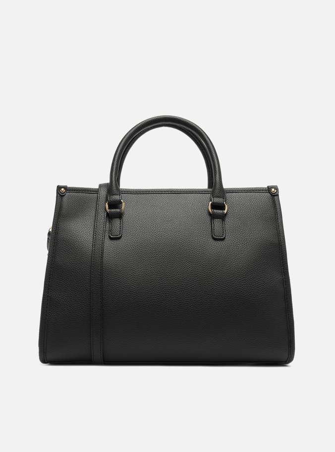Bolsa Tote Preta Grande Zíper