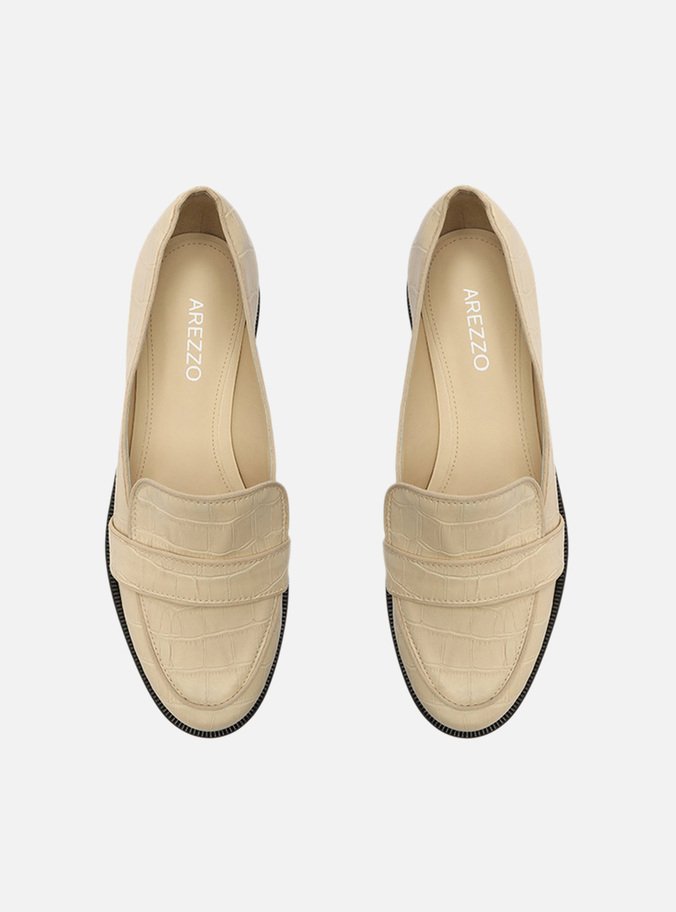 Mocassim Off-White Croco Uptown