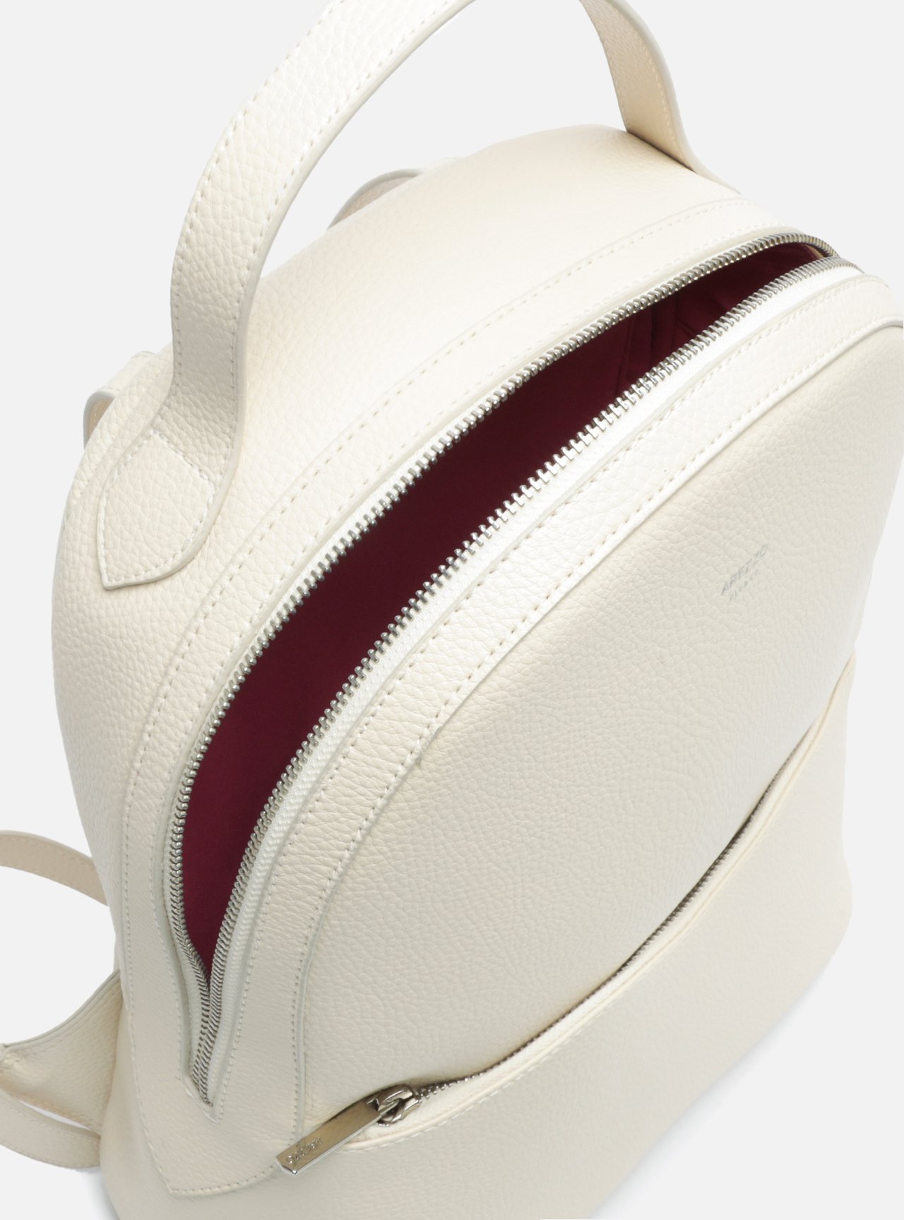 Mochila Off White Eco Floater Zíper Média — foto 4