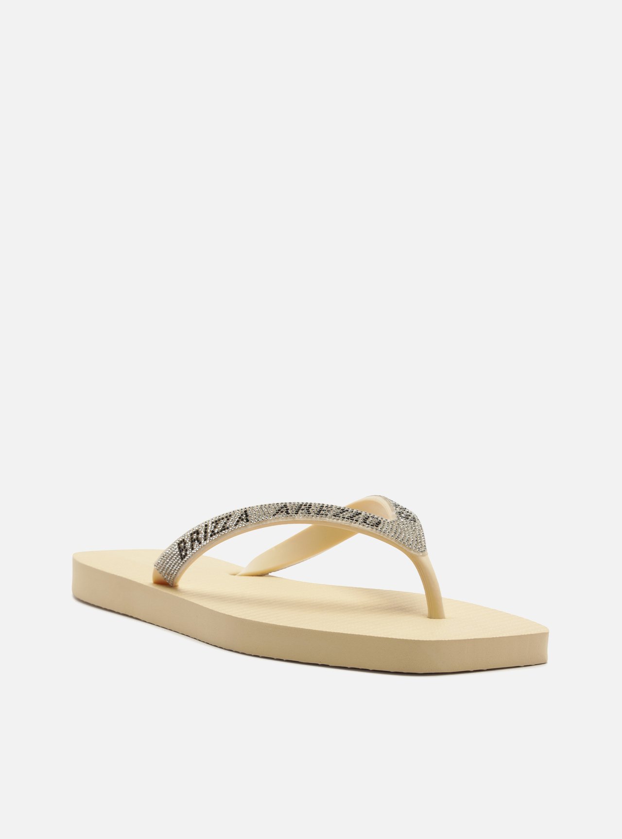 Chinelo de Dedo Branca Bico Quadrado Brizza — foto 2