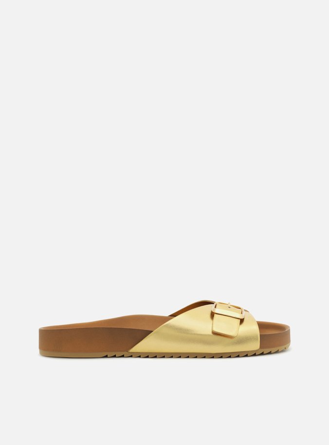 Rasteira Dourada Flatform