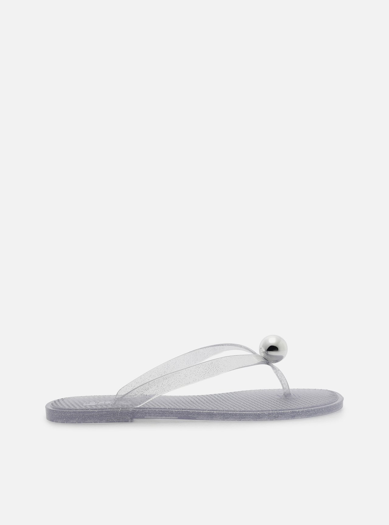 Chinelo Prata Jelly Glow Esfera — foto 3