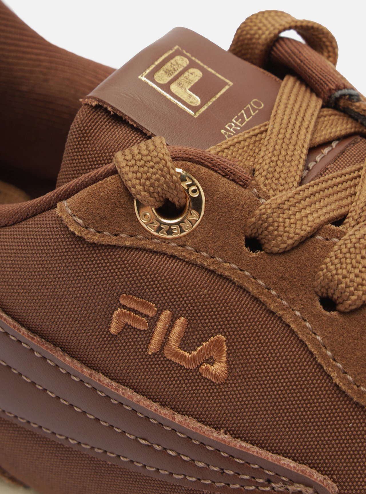 Tênis Marrom Solado Esportivo Suede Bordado Fila — foto 5