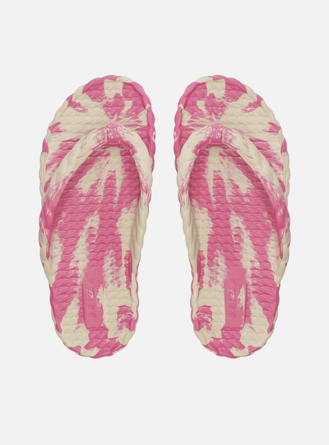 Chinelo de Dedo Rosa Mescla Marrocos