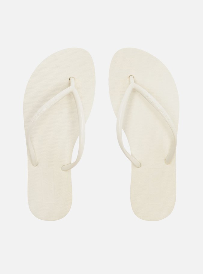 Chinelo de Dedo Branco Tiras Brizza