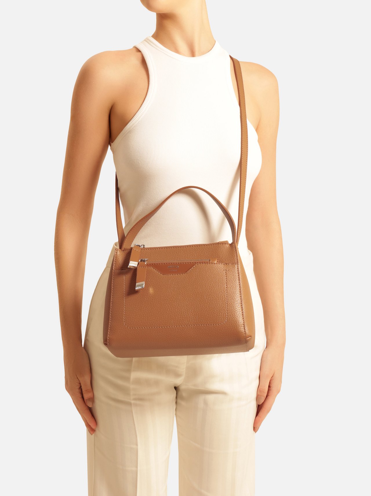 Bolsa Tote Marrom Clara Emilly Média — foto 6