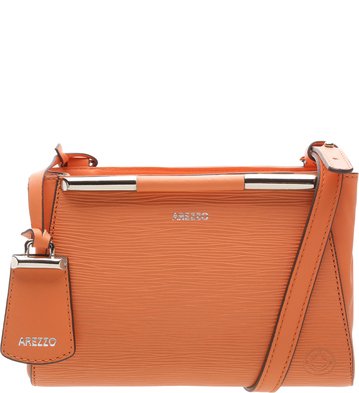 Bolsa Couro Tiracolo Amore Coral Blush