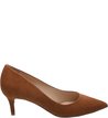 Scarpin Nobuck Salto Kitten Basic Scotch